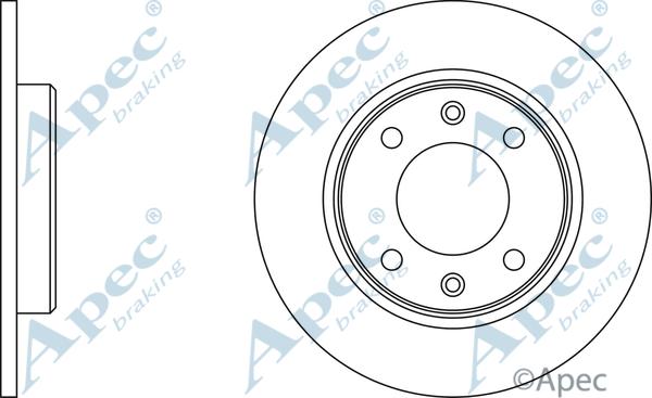 APEC DSK2081 - Disc frana aaoparts.ro