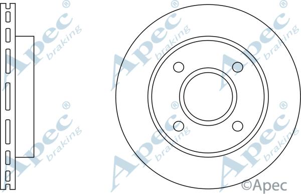 APEC DSK208 - Disc frana aaoparts.ro