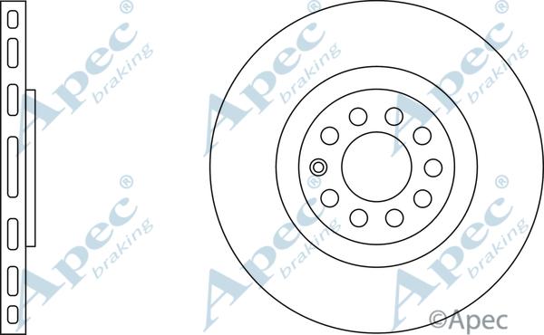 APEC DSK2031 - Disc frana aaoparts.ro