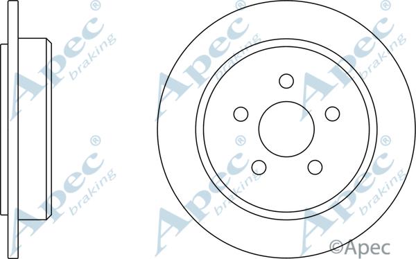 APEC DSK2038 - Disc frana aaoparts.ro