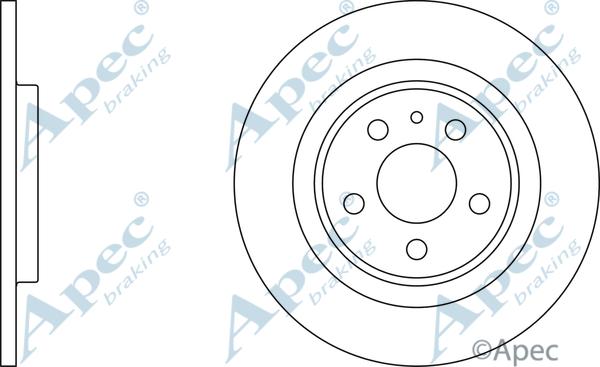APEC DSK2192 - Disc frana aaoparts.ro