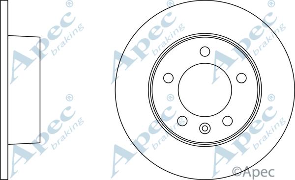 APEC DSK2163 - Disc frana aaoparts.ro