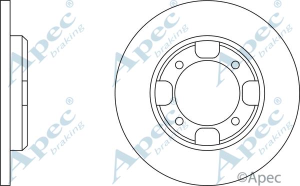 APEC DSK216 - Disc frana aaoparts.ro