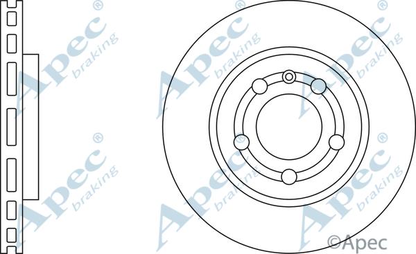 APEC DSK2116 - Disc frana aaoparts.ro