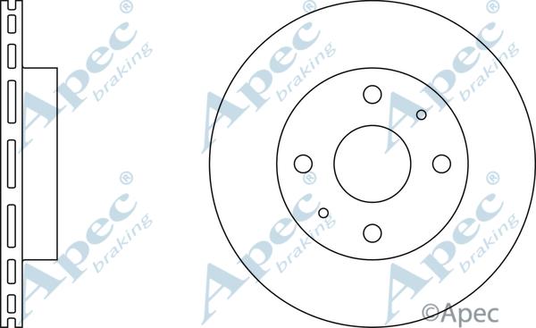 APEC DSK2112 - Disc frana aaoparts.ro
