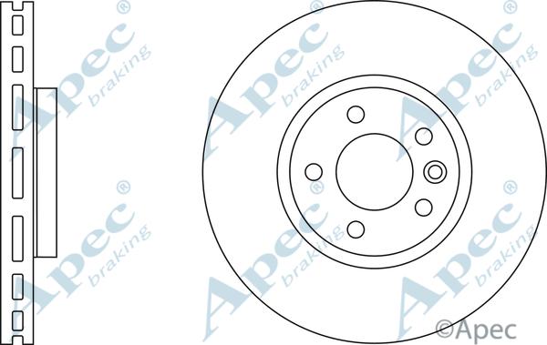 APEC DSK2868 - Disc frana aaoparts.ro