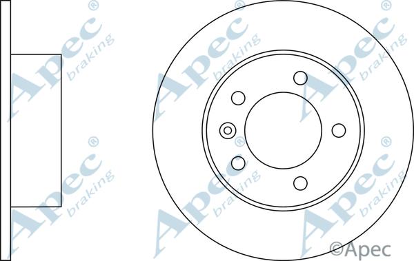APEC DSK2839 - Disc frana aaoparts.ro