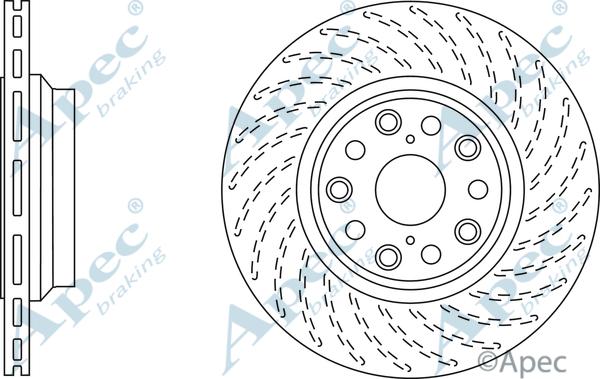 APEC DSK2830 - Disc frana aaoparts.ro