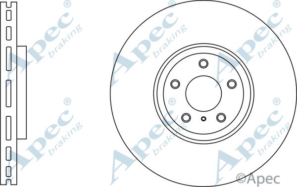 APEC DSK2833 - Disc frana aaoparts.ro