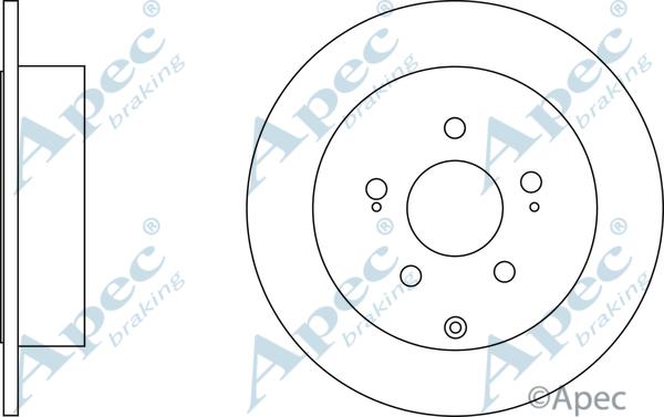 APEC DSK2353 - Disc frana aaoparts.ro