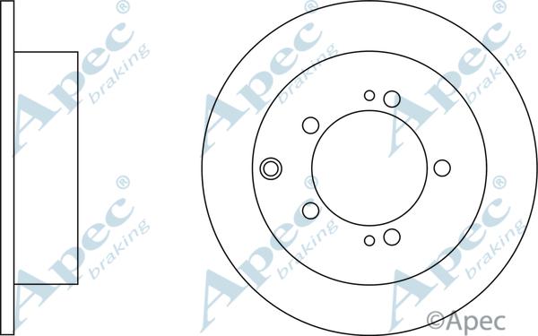 APEC DSK2317 - Disc frana aaoparts.ro