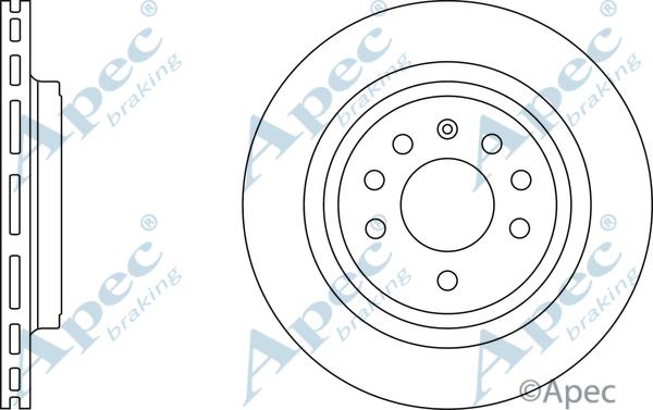 APEC DSK2385 - Disc frana aaoparts.ro