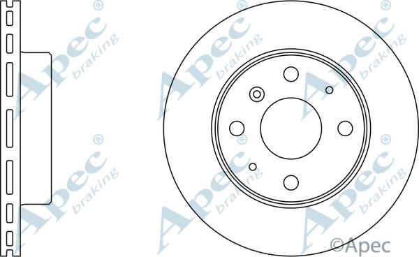 APEC DSK237 - Disc frana aaoparts.ro