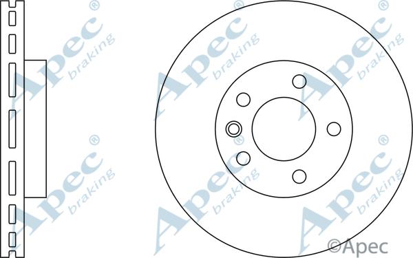 APEC DSK2243 - Disc frana aaoparts.ro