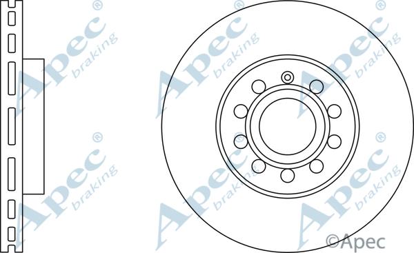 APEC DSK2207 - Disc frana aaoparts.ro