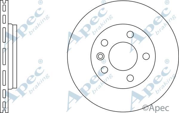 APEC DSK2282 - Disc frana aaoparts.ro