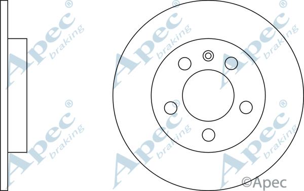 APEC DSK2239 - Disc frana aaoparts.ro
