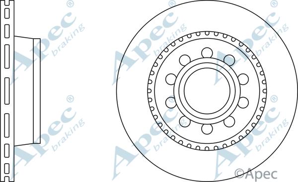 APEC DSK2220 - Disc frana aaoparts.ro