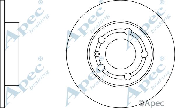 APEC DSK274 - Disc frana aaoparts.ro
