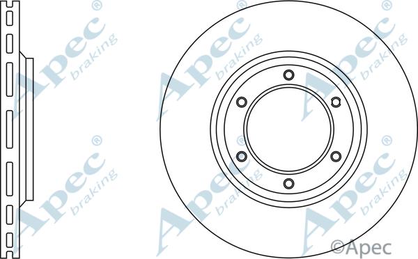 APEC DSK742 - Disc frana aaoparts.ro