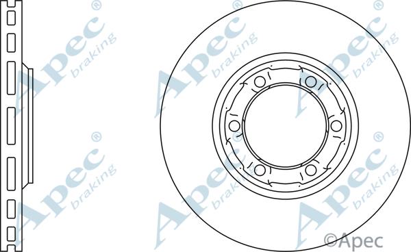 APEC DSK755 - Disc frana aaoparts.ro