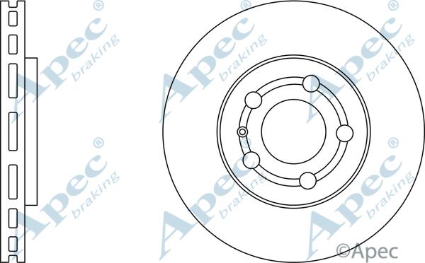 APEC DSK750 - Disc frana aaoparts.ro