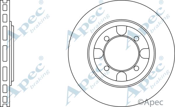 APEC DSK761 - Disc frana aaoparts.ro
