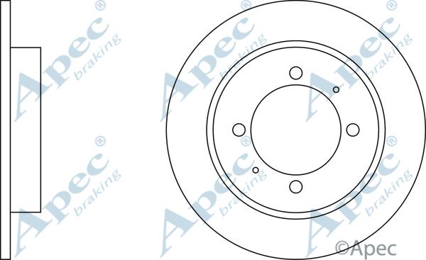 APEC DSK704 - Disc frana aaoparts.ro