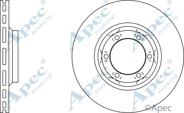 APEC DSK730 - Disc frana aaoparts.ro