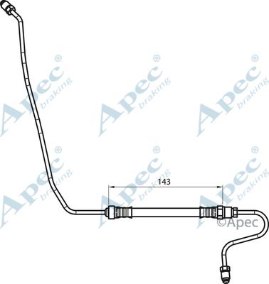 APEC HOS4149 - Furtun frana aaoparts.ro