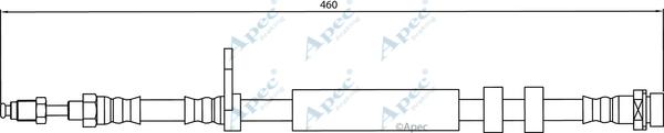 APEC HOS4146 - Furtun frana aaoparts.ro