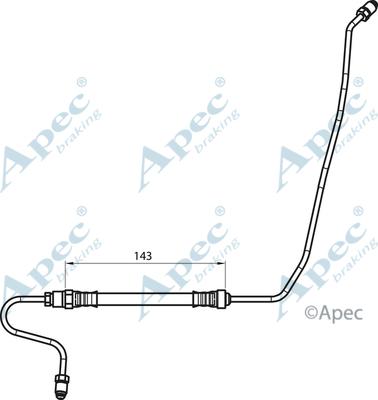 APEC HOS4148 - Furtun frana aaoparts.ro
