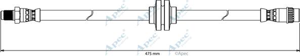APEC HOS4158 - Furtun frana aaoparts.ro