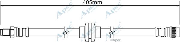 APEC HOS4182 - Furtun frana aaoparts.ro