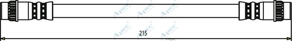 APEC HOS3461 - Furtun frana aaoparts.ro