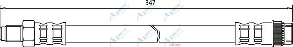 APEC HOS3401 - Furtun frana aaoparts.ro