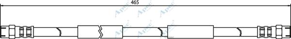 APEC HOS3407 - Furtun frana aaoparts.ro