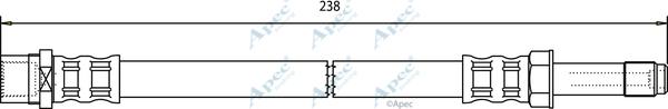 APEC HOS3602 - Furtun frana aaoparts.ro