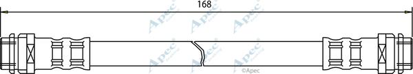 APEC HOS3092 - Furtun frana aaoparts.ro
