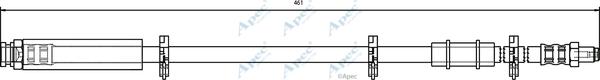 APEC HOS3064 - Furtun frana aaoparts.ro