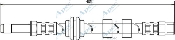 APEC HOS3016 - Furtun frana aaoparts.ro