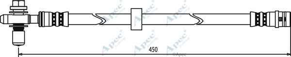 APEC HOS3152 - Furtun frana aaoparts.ro