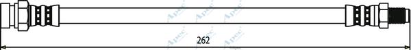 APEC HOS3323 - Furtun frana aaoparts.ro