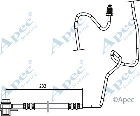 APEC HOS3769 - Furtun frana aaoparts.ro