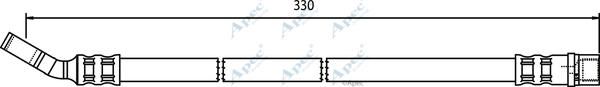 APEC HOS3712 - Furtun frana aaoparts.ro