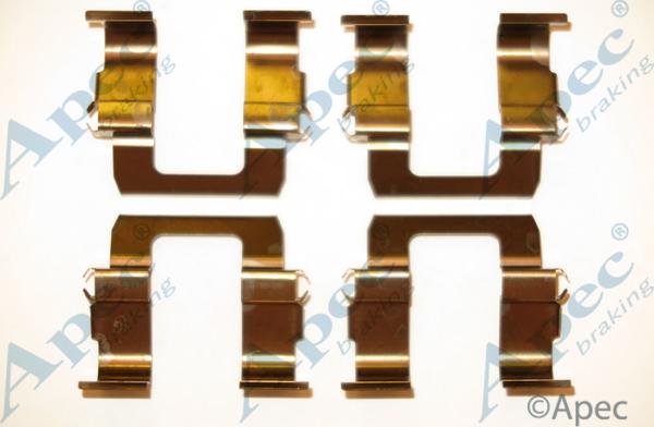 APEC KIT419 - Set accesorii, placute frana aaoparts.ro