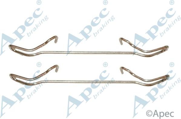 APEC KIT561 - Set accesorii, placute frana aaoparts.ro