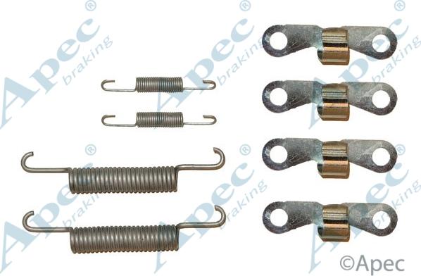APEC KIT635 - Set accesorii, saboti frana parcare aaoparts.ro