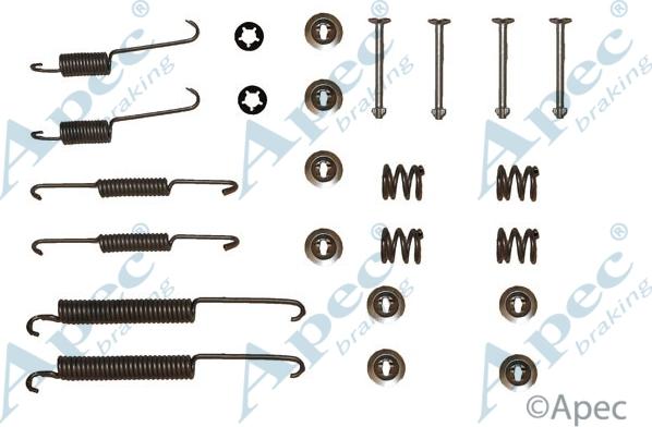 APEC KIT637 - Set accesorii, sabot de frana aaoparts.ro