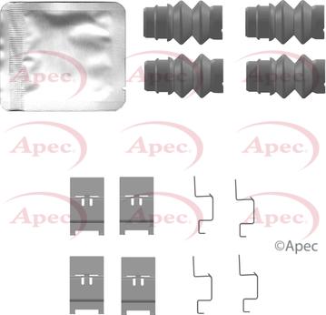 APEC KIT1528 - Set accesorii, placute frana aaoparts.ro